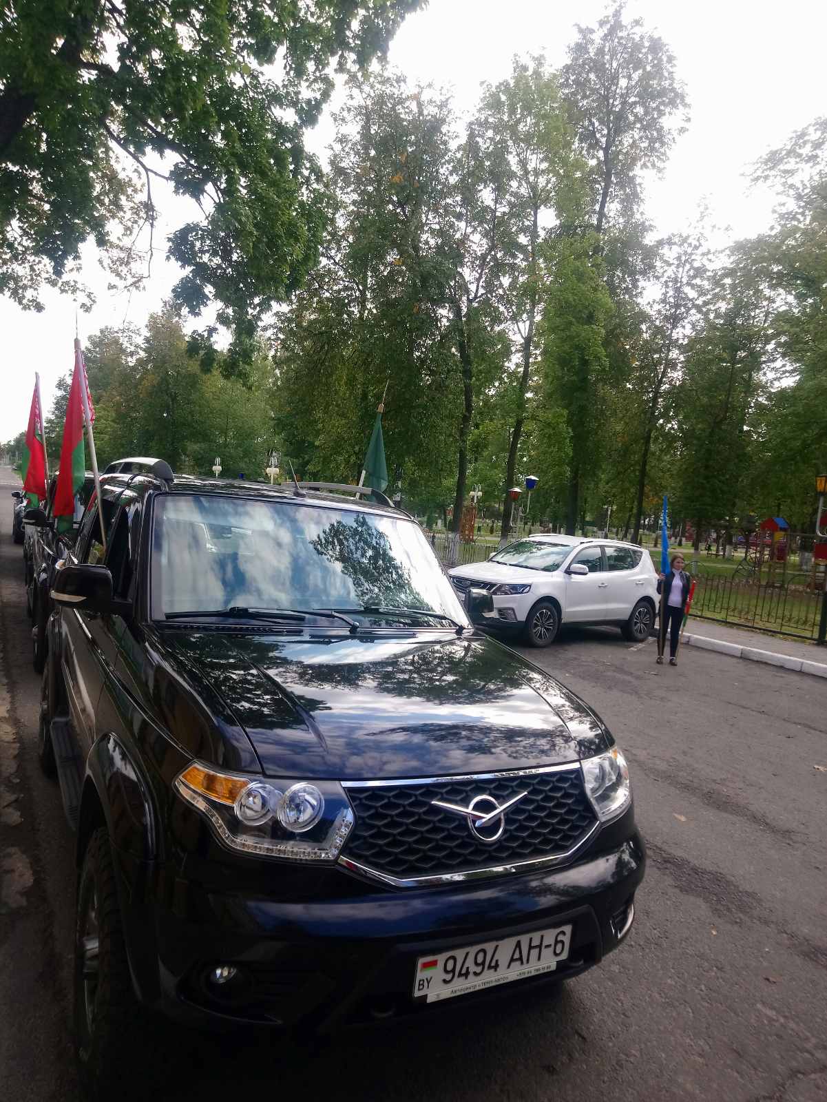 Патриотический автопробег «За единую Беларусь!», посвященный Дню народного единства, прошел на Климовщине