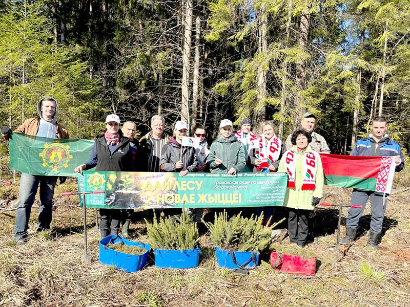 Климовчане присоединились к акции «Дай лесу новае жыццё»