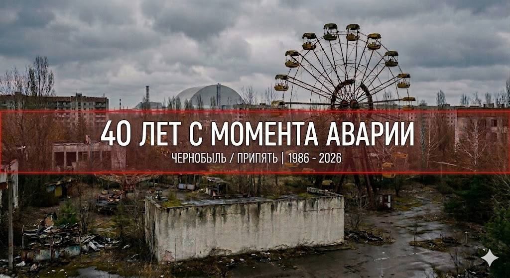 40 лет с момента аварии на Чернобыльской АЭС